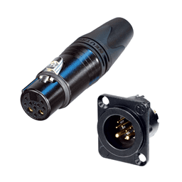 Toon producten in categorie XLR DATA + POWER 10pin 8+2 Afbeelding voor categorie XLR DATA + POWER 10pin 8+2