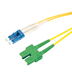 Toon details voor patchcord SingleMode Duplex LC-SCA  1.0m G652D Yellow d2mm Enhanced Afbeelding van patchcord SingleMode Duplex LC-SCA  1.0m G652D Yellow d2mm Enhanced