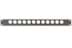 Show details for frontplaat 19inch 1HE-U gaten 12x XLR-D- staal zwart (tbv U-bar) Picture of frontplaat 19inch 1HE-U gaten 12x XLR-D- staal zwart (tbv U-bar)