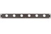 Show details for frontplaat 19inch 1HE-U gaten  6x XLR-D- staal zwart (tbv U-bar) Picture of frontplaat 19inch 1HE-U gaten  6x XLR-D- staal zwart (tbv U-bar)
