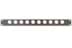 Show details for frontplaat 19inch 1HE-U gaten 10x XLR-D- staal zwart (tbv U-bar) Picture of frontplaat 19inch 1HE-U gaten 10x XLR-D- staal zwart (tbv U-bar)