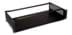 Toon details voor inlegsteun 19inch 2HE d250mm + klembeugels zwart Afbeelding van inlegsteun 19inch 2HE d250mm + klembeugels zwart