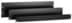 Toon details voor inlegsteun 19inch 3HE d250mm + klembeugels zwart Afbeelding van inlegsteun 19inch 3HE d250mm + klembeugels zwart