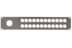 Show details for frontplaat 19inch 2HE-U gaten 1x Ceep T30 + 24xXLR-D staal zwart Picture of frontplaat 19inch 2HE-U gaten 1x Ceep T30 + 24xXLR-D staal zwart