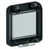 Show details for klapvenster IP54  4 module zwart Bals Picture of klapvenster IP54  4 module zwart Bals