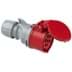 Show details for CEE koppeling 7p  32A 400V 6h rood IP44 PCE Picture of CEE koppeling 7p  32A 400V 6h rood IP44 PCE