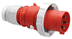 Toon details voor CEE steker 4p  63A 400V 6h rood IP67 Bals schroef Afbeelding van CEE steker 4p  63A 400V 6h rood IP67 Bals schroef