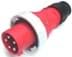 Toon details voor CEE steker 5p  63A 400V 6h rood IP67 Bals EVENT schroef Afbeelding van CEE steker 5p  63A 400V 6h rood IP67 Bals EVENT schroef