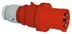 Toon details voor CEE steker 5p  63A 400V 6h rood IP44 Bals schroef Afbeelding van CEE steker 5p  63A 400V 6h rood IP44 Bals schroef