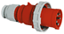 Toon details voor CEE steker 5p  63A 400V 6h rood IP67 Bals schroef Afbeelding van CEE steker 5p  63A 400V 6h rood IP67 Bals schroef