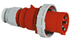 Toon details voor CEE steker 5p  63A 400V 6h rood IP67 Bals QuickConnect Afbeelding van CEE steker 5p  63A 400V 6h rood IP67 Bals QuickConnect