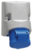 Toon details voor CEE wcd-doorvoer 3p  16A 230V 6h blauw IP44 Bals QuickConnect Afbeelding van CEE wcd-doorvoer 3p  16A 230V 6h blauw IP44 Bals QuickConnect
