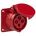 Zeige Details für CEE wcd-inbouwRecht 4p  16A 400V 6h rood 70x70mm IP44 PCE Bild von CEE wcd-inbouwRecht 4p  16A 400V 6h rood 70x70mm IP44 PCE