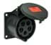 Zeige Details für CEE wcd-inbouwRecht 5p  16A 400V 6h zwart 70x70mm IP44 PCE Bild von CEE wcd-inbouwRecht 5p  16A 400V 6h zwart 70x70mm IP44 PCE