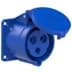 Show details for CEE wcd-inbouwRecht 3p  32A 230V 6h blauw 70x70mm IP44 PCE Picture of CEE wcd-inbouwRecht 3p  32A 230V 6h blauw 70x70mm IP44 PCE