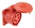 Zeige Details für CEE wcd-inbouwRecht 5p  32A 400V 6h rood 70x70mm IP44 PCE Bild von CEE wcd-inbouwRecht 5p  32A 400V 6h rood 70x70mm IP44 PCE