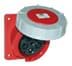 Zeige Details für CEE wcd-inbouwSchuin 5p  63A 400V 6h rood 100x112mm IP67 PCE Bild von CEE wcd-inbouwSchuin 5p  63A 400V 6h rood 100x112mm IP67 PCE