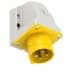 Toon details voor CEE toestel-opbouw 4p  16A 110V 4h geel IP44 PCE Afbeelding van CEE toestel-opbouw 4p  16A 110V 4h geel IP44 PCE