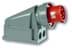 Toon details voor CEE toestel-opbouw 5p  63A 400V 6h rood IP67 PCE Afbeelding van CEE toestel-opbouw 5p  63A 400V 6h rood IP67 PCE