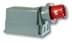 Toon details voor CEE toestel-opbouw 5p 125A 400V 6h rood IP67 PCE Afbeelding van CEE toestel-opbouw 5p 125A 400V 6h rood IP67 PCE