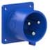 Zeige Details für CEE toestel-inbouw 3p  32A 230V 6h blauw 70x70mm IP44 PCE Bild von CEE toestel-inbouw 3p  32A 230V 6h blauw 70x70mm IP44 PCE