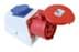 Toon details voor CEE wcd opbouw 5p  16A 400V 6h rood IP44 + schuko 2p+ra PCE Afbeelding van CEE wcd opbouw 5p  16A 400V 6h rood IP44 + schuko 2p+ra PCE