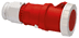 Toon details voor CEE koppeling 5p 125A 400V 6h rood IP67 Bals schroef Afbeelding van CEE koppeling 5p 125A 400V 6h rood IP67 Bals schroef