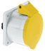 Toon details voor CEE wcd-inbouwRecht 3p  16A 110V 4h geel 75x75mm IP44 Bals schroef Afbeelding van CEE wcd-inbouwRecht 3p  16A 110V 4h geel 75x75mm IP44 Bals schroef