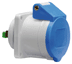 Toon details voor CEE wcd-inbouwRecht 3p  16A 230V 6h blauw 56x56mm IP44 Bals QuickConne Afbeelding van CEE wcd-inbouwRecht 3p  16A 230V 6h blauw 56x56mm IP44 Bals QuickConne