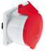 Toon details voor CEE wcd-inbouwRecht 4p  16A 400V 6h rood 75x75mm IP44 Bals schroef Afbeelding van CEE wcd-inbouwRecht 4p  16A 400V 6h rood 75x75mm IP44 Bals schroef