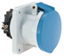 Toon details voor CEE wcd-inbouwRecht 3p  63A 230V 6h blauw 85x77mm IP44 Bals schroef Afbeelding van CEE wcd-inbouwRecht 3p  63A 230V 6h blauw 85x77mm IP44 Bals schroef