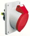 Toon details voor CEE wcd-inbouwSchuin 5p  32A 400V 6h rood 100x92mm IP44 Bals QuickConn Afbeelding van CEE wcd-inbouwSchuin 5p  32A 400V 6h rood 100x92mm IP44 Bals QuickConn