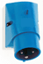 Toon details voor CEE toestel-doorvoer 3p  16A 230V 6h blauw IP44 Bals schroef Afbeelding van CEE toestel-doorvoer 3p  16A 230V 6h blauw IP44 Bals schroef
