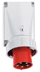 Toon details voor CEE toestel-opbouw 5p  63A 400V 6h rood IP67 Bals schroef Afbeelding van CEE toestel-opbouw 5p  63A 400V 6h rood IP67 Bals schroef