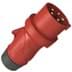 Toon details voor CEE steker 5p   32A 400V 6h rood IP44 Mennekes PowerTop Xtra screw Afbeelding van CEE steker 5p   32A 400V 6h rood IP44 Mennekes PowerTop Xtra screw