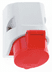 Toon details voor CEE wcd-doorvoer 5p  16A 400V 6h rood IP44 Bals QuickConnect Afbeelding van CEE wcd-doorvoer 5p  16A 400V 6h rood IP44 Bals QuickConnect