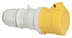 Toon details voor CEE koppeling 3p  16A 110V 4h geel IP44 Bals QuickConnect Afbeelding van CEE koppeling 3p  16A 110V 4h geel IP44 Bals QuickConnect