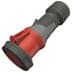 Toon details voor CEE koppeling 5p  63A 400V 6h rood IP67 Mennekes PowerTop Xtra screw Afbeelding van CEE koppeling 5p  63A 400V 6h rood IP67 Mennekes PowerTop Xtra screw