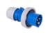Toon details voor CEE steker 3p  16A 230V 6h blauw IP67 PCE Afbeelding van CEE steker 3p  16A 230V 6h blauw IP67 PCE