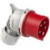 Toon details voor CEE steker 5p  16A 400V 6h rood IP44 haaks PCE Afbeelding van CEE steker 5p  16A 400V 6h rood IP44 haaks PCE