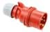 Toon details voor CEE steker 5p  16A 400V 6h rood IP44 PCE Afbeelding van CEE steker 5p  16A 400V 6h rood IP44 PCE