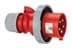 Toon details voor CEE steker 5p  32A 400V 6h rood IP67 PCE Afbeelding van CEE steker 5p  32A 400V 6h rood IP67 PCE