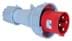 Toon details voor CEE steker 4p  63A 400V 6h rood IP67 PCE Afbeelding van CEE steker 4p  63A 400V 6h rood IP67 PCE