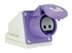 Toon details voor CEE wcd-opbouw 2p  16A  24V paars IP44 PCE Afbeelding van CEE wcd-opbouw 2p  16A  24V paars IP44 PCE
