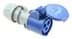 Zeige Details für CEE koppeling 3p  16A 230V 6h blauw IP44 PCE TURBO Bild von CEE koppeling 3p  16A 230V 6h blauw IP44 PCE TURBO