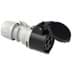 Toon details voor CEE koppeling 4p  16A 400V 7h zwart IP44 PCE Afbeelding van CEE koppeling 4p  16A 400V 7h zwart IP44 PCE