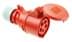 Zeige Details für CEE koppeling 5p  16A 400V 6h rood IP44 PCE Bild von CEE koppeling 5p  16A 400V 6h rood IP44 PCE