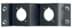 Show details for FRAME inzetplaat 2x D opticalCON Picture of FRAME inzetplaat 2x D opticalCON