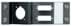 Toon details voor FRAME inzetplaat 1x D +2x SC duplex Afbeelding van FRAME inzetplaat 1x D +2x SC duplex