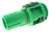 Toon details voor Powerline QC insulator cable-drain E green S-lock Afbeelding van Powerline QC insulator cable-drain E green S-lock